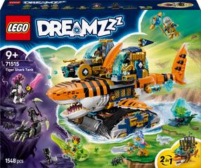 Konstruktorius „LEGO® DREAMZzz™“ Ryklių tanko-tigro rinkinys 71515, 1548 vnt.