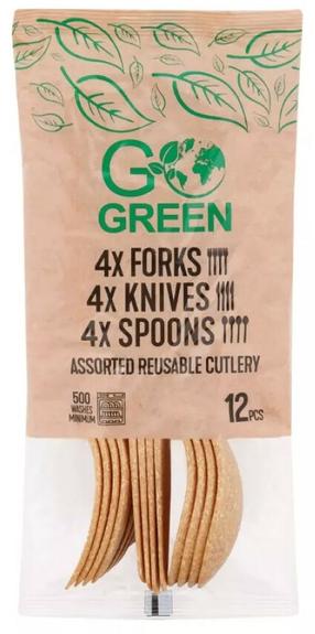 Vienkartiniai įrankiai GoGreen, 12 vnt.