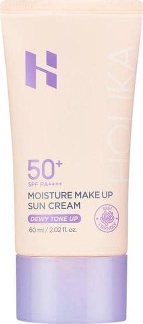 Krēms iedeguma kopšanai sejai Holika Holika Moisture Make Up SPF50+, 60 ml