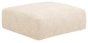 Pufas Cosmopolitan Design Matera Eden 2, šviesiai smėlinė, 80 cm x 100 cm x 36 cm