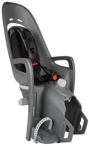 Vaikiška dviračio kėdutė Hamax Zenith Relax With Carrier Adapter 553061, juoda sp./pilka sp., galinė