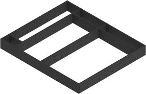 Stalčiaus organizavimo įdėklas Rejs 264/450, 45 cm x 26.4 cm x 5.8 cm, plastikas, balta sp.