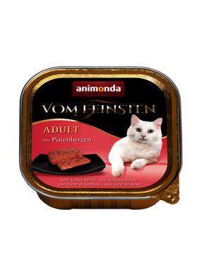 Šlapias kačių maistas Animonda Turkey Hearts for Adult, 0.1 kg