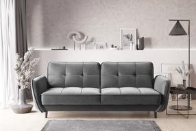 Sofa Bellis Nube 6, pilka sp./tamsiai pilka sp., 90 x 220 cm x 83 cm