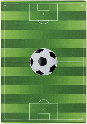 Kilimas vidaus Ayyildiz Play Soccer Stadium, žalia sp., 200 cm x 140 cm
