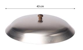 Grila vāks GrillSymbol Cataplana L450, 43 cm x 43 cm