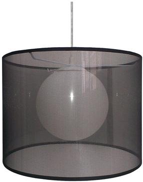 Valgusti rippuv Candellux Chicago, E27, 1 x 60 W, must v. / valge v., 35 x 17 cm