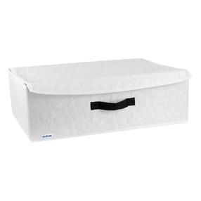 Dėžė Ordinett 126183003, 45 cm x 38 cm, poliesteris, balta sp.