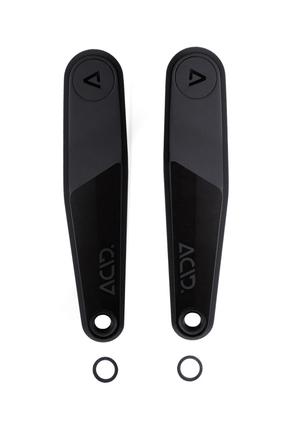 Vänt ACID Hybrid MTB, alumiinium, must v., 2 tk