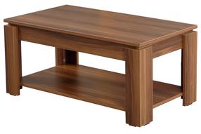 Kohvilaud Kalune Design Shelf, pähklipuu v., 104 cm x 56 cm x 47 cm