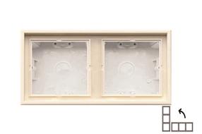 Rāmis Liregus Modern PMD-002.M/SM, matēta smilšu krās. 2 v.