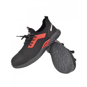 Aizsargapavi vīriešu AWTools Fly Woven AW01526, bez stulma, bez siltinājuma, melna krās./sarkana krās., 46 izmērs