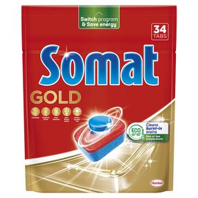 Таблетки для посудомоечной машины Somat gold, 34 шт.