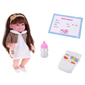 Кукла - новорожденная с аксессуарами Lovely Tosia ZA5832, 30 см, многоцветный