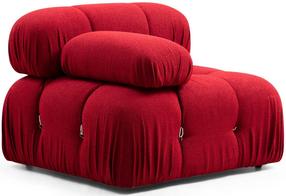 Krėslas Hanah Home Bubble L1, raudona sp., 95 cm x 95 cm x 75 cm