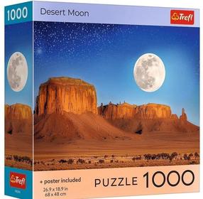 Dėlionė Trefl USA Collection Desert Moon, 48 cm x 68 cm, 1000 vnt., įvairių spalvų