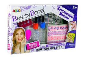 Набор для украшения ногтей для детей Lean Toys Beauty Bomb Make Your Own Style