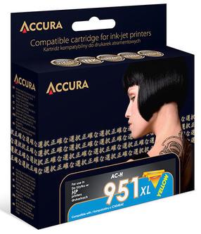 Spausdintuvo kasetė Accura Ink Cartridge HP, geltona