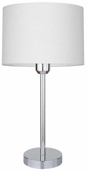 Настольные лампы Spot-Light Leila 7651028, E27, 40Вт, белый цв./хромовый цв.