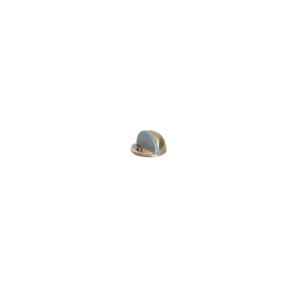 Durvju atbalsts Haushalt DS013CC, 2.5 cm, Ø 4.5 cm, plastmasa/gumija/tērauds, misiņa krās.