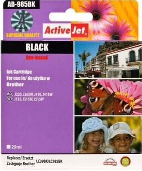 Tintes printera kasetne ActiveJet Supreme AB-1100BNX (AB-1100Bk), melna krās., 29 ml