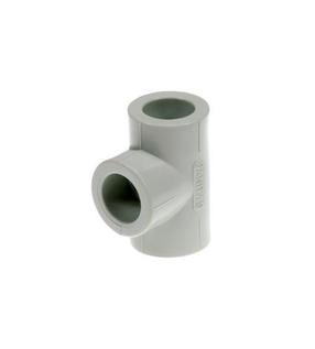 T-veida caurule Sanitas PPR 04.3232 D32, 90 °, 32 mm - Lodējama iekšpuse, polipropilēns (pp)