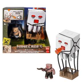 Figūrėlių rinkinys, su priedais Mattel Minecraft Movie Blast Attack Ghast JFB69, 2 vnt., įvairių spalvų