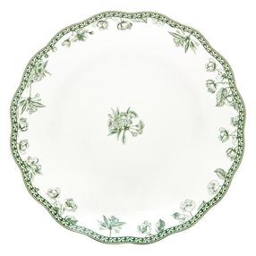 Gili lėkštė sriubos/makaronų patiekalams, Ø 22 cm, balta sp./žalia sp.