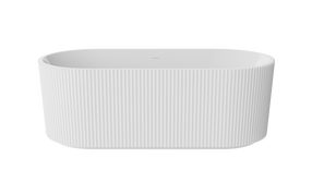 Vonia, laisvai pastatoma Besco Giuliana, 150 cm x 75 cm x 58 cm, ovalas, chromo sp.