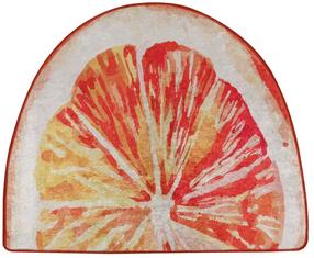 Vonios grindų kilimėlis Foutastic Greyfurt 359CHL4963, balta sp./oranžinė sp., 70 cm x 120 cm