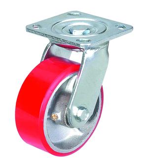 Vežimėlio ratukas Haushalt D150, Ø 15 cm, raudona