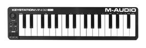 Электрическое пианино M-Audio Keystation Mini 32 MK3 MIDI, белый цв./черный цв.