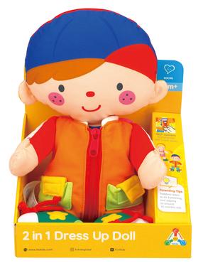Тряпичная кукла K's Kids 2in1 Dress Up, 38 см, многоцветный
