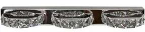 Valgusti seinale Candellux Shipi 3, LED, 3 x 9 W, läbipaistev v. / hõbe v.
