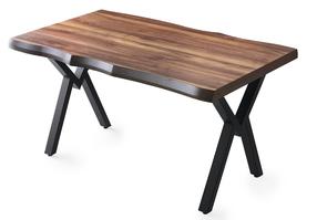 Stalas Kalune Design Efor, riešuto sp., 140 cm x 80 cm x 75 cm