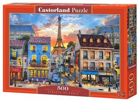 Пазл Castorland Streets Of Paris 500el. B-52684, 47 см x 33 см, 500 шт.