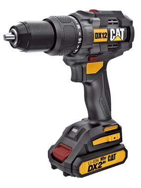 Ударная дрель с батареей Cat DX12, 18 В, 2 Ah