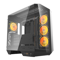 Kompiuterio korpusas darkFlash DY470 + 4 fans, juoda sp.