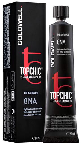 Juuksevärv Goldwell Topchic, light natural ash v., 8NA, 60 ml