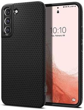 Telefona vāciņš Spigen Liquid Air for samsung Galaxy S22, melna krās., Samsung