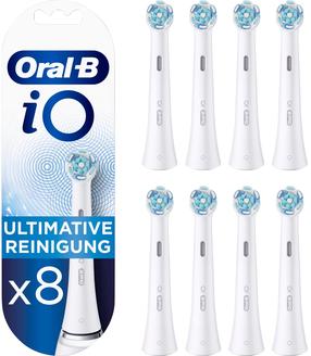 Elektrinio dantų šepetėlio galvutė Oral-B iO Ultimate Clean, balta sp., 8 vnt.
