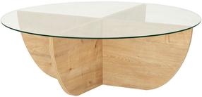 Журнальный столик Kalune Design Lily, дубовый цв., 90 см x 90 см x 30 см