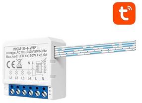 Умный переключатель Avatto WSM16-W4, 100 м, 100 - 240 В