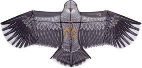 Aitvaras Dragon Fly Eagle, 80 cm x 180 cm, antracito sp./juoda sp.