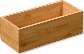 Köögi organisaator Kesper, 24 cm x 11 cm x 8 cm, bambus, pruun v.