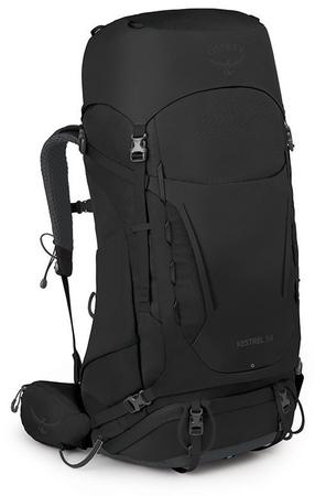 Tūristu mugursoma Osprey Kestrel 58, melna krās., 56 l