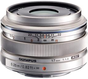 Объектив Olympus 17mm F1.8 M.Zuiko Digital Silver