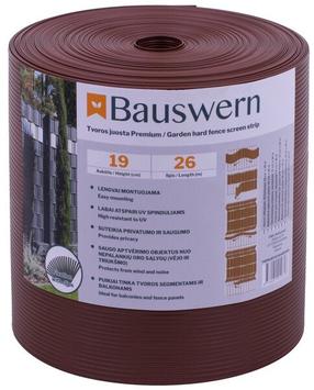 Piirdeaia lint Bauswern, pruun v.