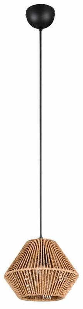 Светильник потолочный Reality Lucille, E27, 1 x 28 Вт, коричневый цв. / черный цв.