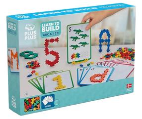 Konstruktors Plus Plus Learn To Build ABC & 123, 600 gab., daudzkrāsaina
